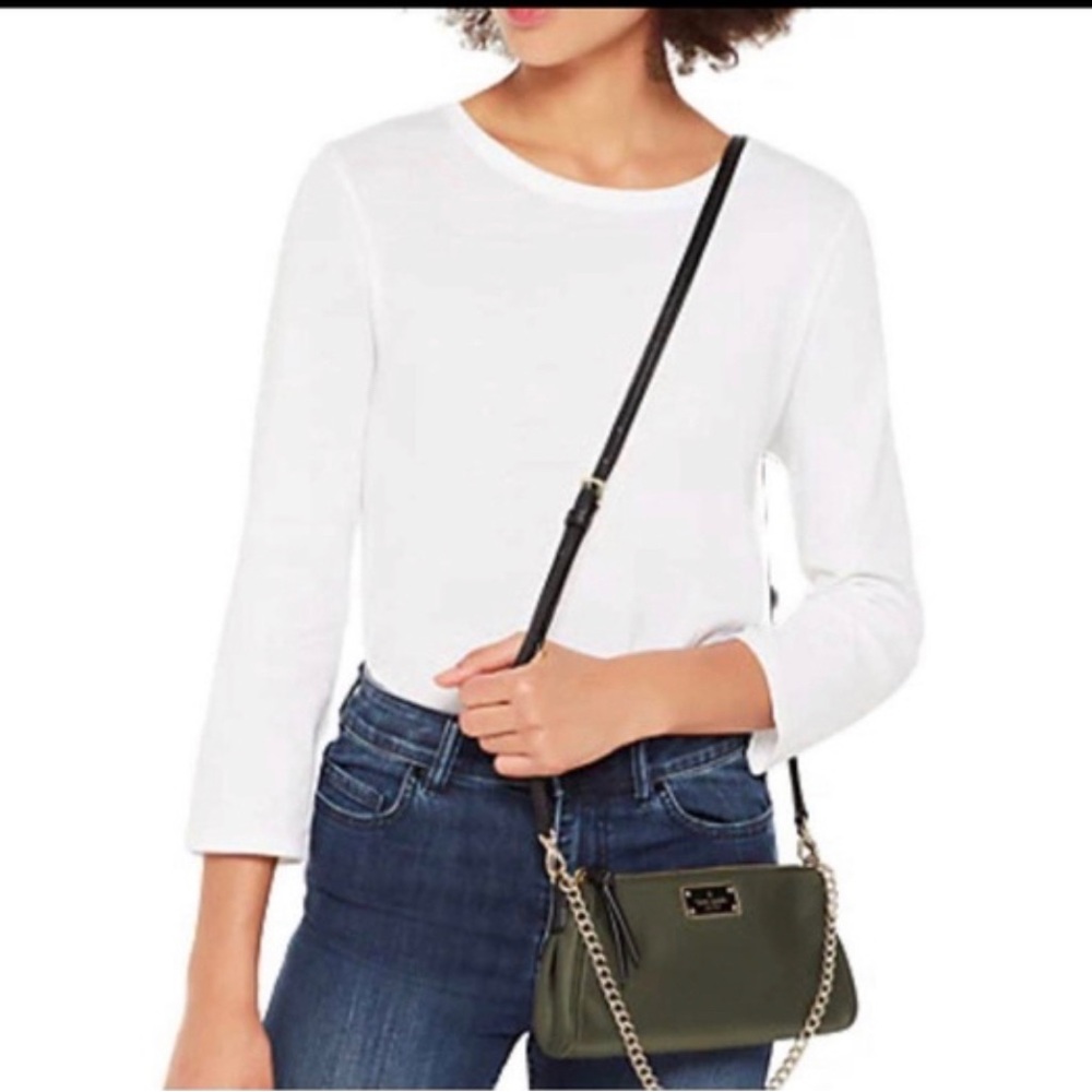 Kate Spade Olive Green Crossbody Bag